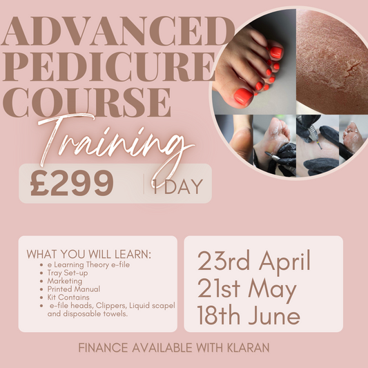 Advance pedicure Deposits £150